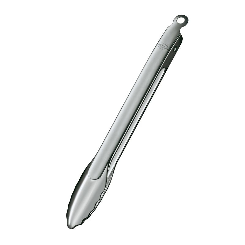 Rosle 12 Inch Locking Tongs, Stainless Steel