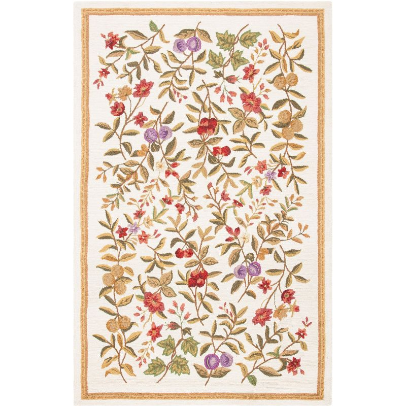 Chelsea HK210 Handmade Area Rug - 5'3"x8'3" - Ivory - Safavieh