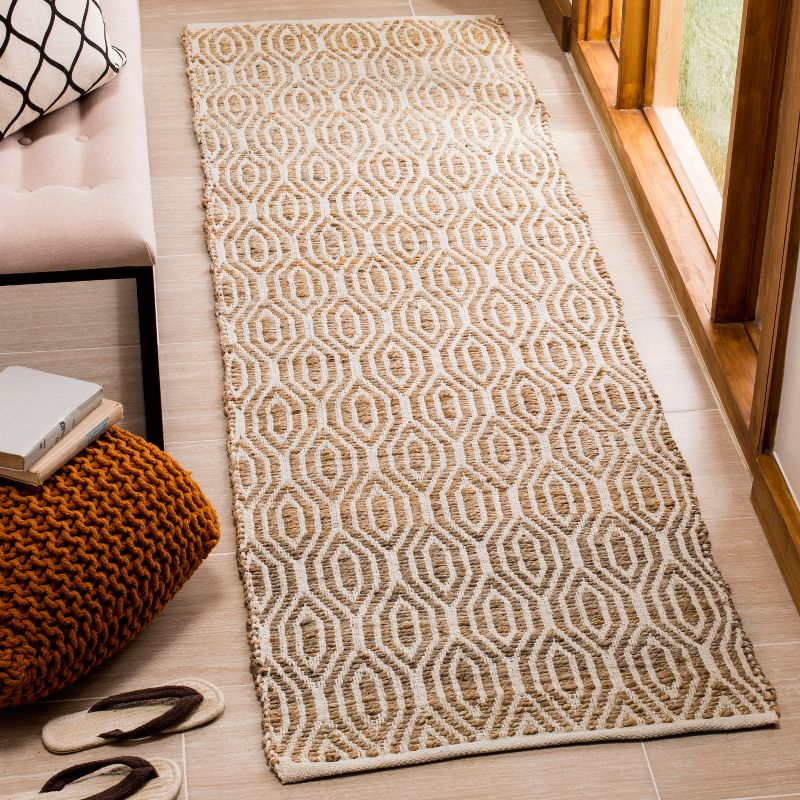 Cape Cod CAP822 Woven Indoor Runner Rug - Natural - 2'3"x8' - Safavieh