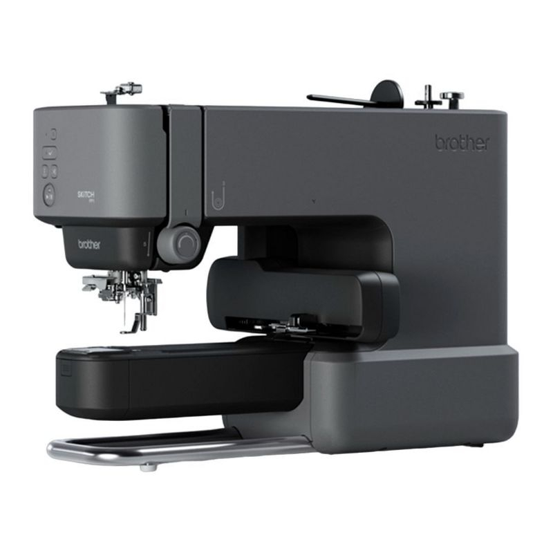Brother Skitch Single-Needle Embroidery Machine with Colors Thread, and Bobbins