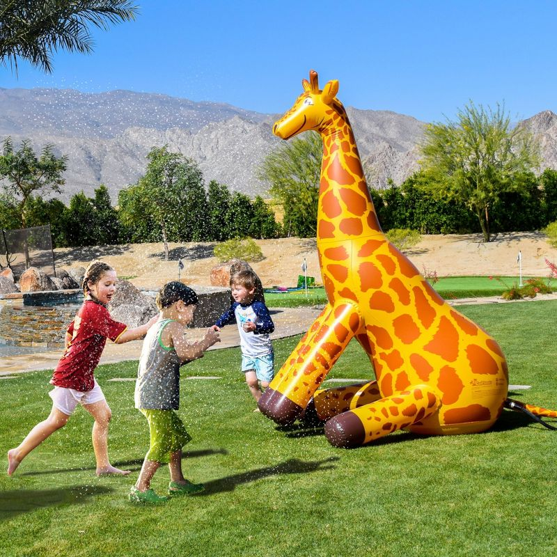 GoFloats Giant Inflatable Party Sprinkler - Giraffe