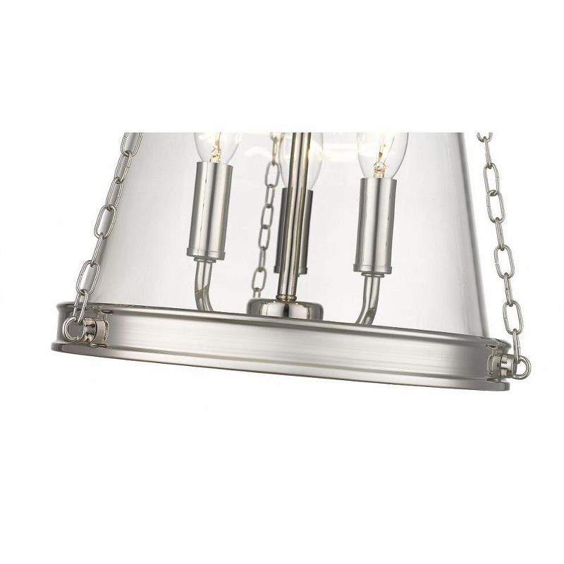Z-Lite Prescott 3 - Light Pendant in  Polished Nickel