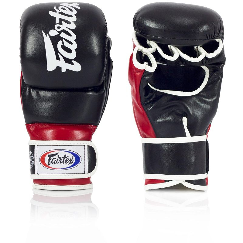 Fairtex FGV18 Super Sparring Grappling MMA Gloves Black/Yellow Large