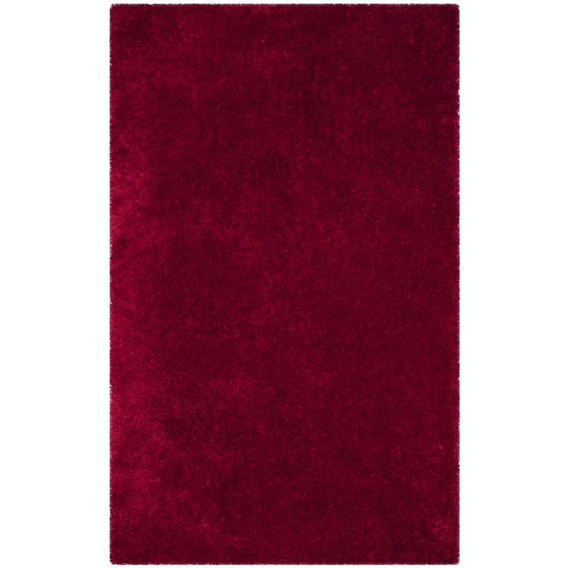 Luxe Shag SGX160 Hand Tufted Indoor Area Rug - Red - 8'x10' - Safavieh