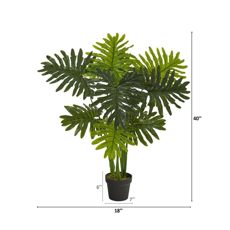 Nearly Natural 40-in Philodendron Artificial Plant (Real Touch)