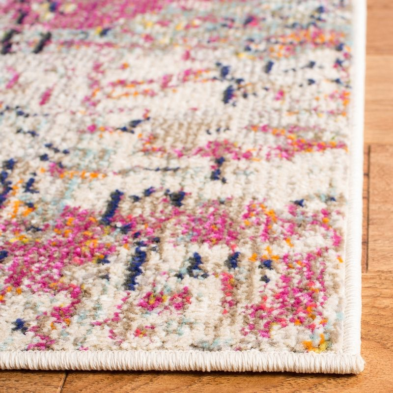 Madison MAD460 Power Loomed Indoor Area Rug - Grey/Pink - 8'x10' - Safavieh