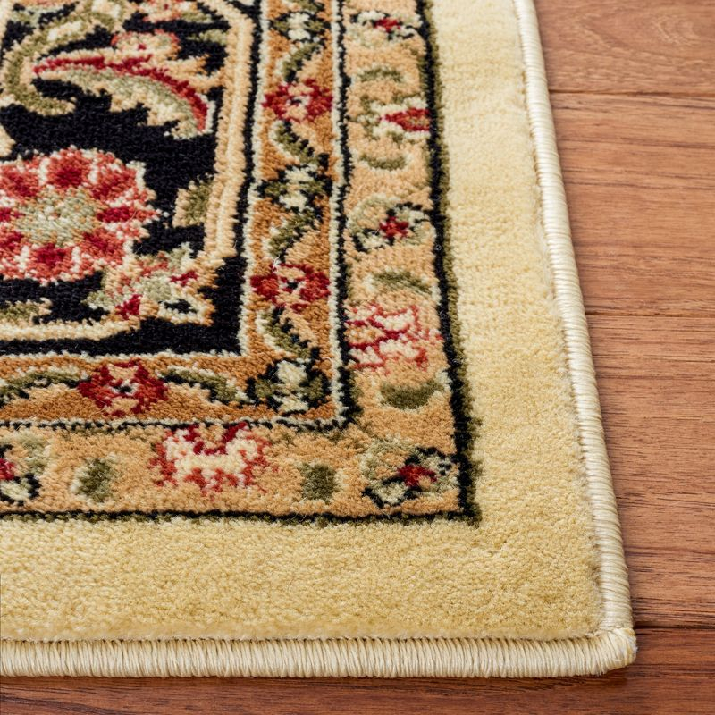 Lyndhurst Heriz LNH330 Power Loomed Area Rug - Beige/Black - 8'x10' - Safavieh