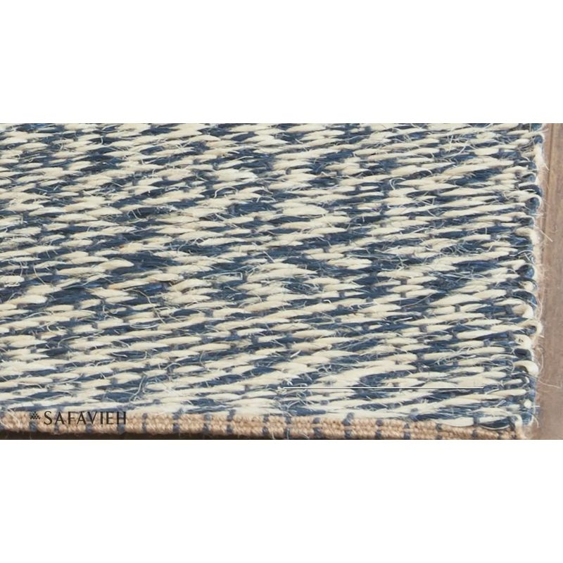 Natural Fiber NF448 Hand Woven Indoor Area Rug - Blue/Ivory - 6'x9' - Safavieh.