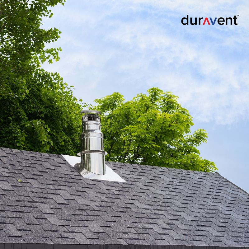 DuraVent DuraPlus 6DP-VC 6-Inch Stainless Steel Round Chimney Cap with Removable Screws, Resists Corrosion, Boosts Efficiency, Silver