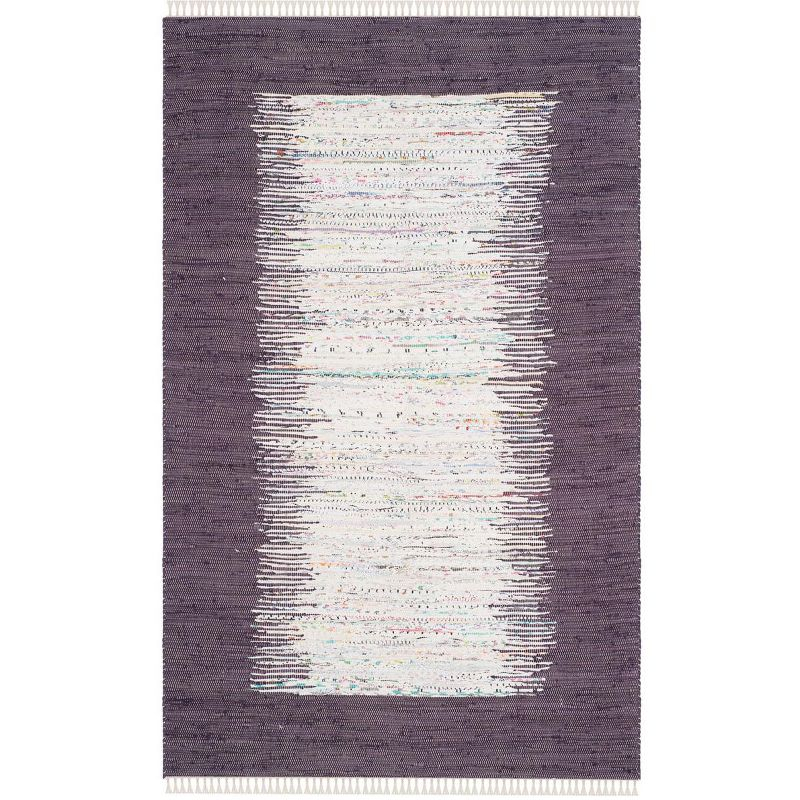 Montauk MTK711 Hand Woven Indoor Area Rug - Ivory/Purple - 6'x9' - Safavieh.