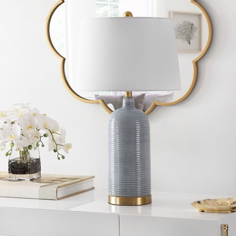 Stark Table Lamp - 27 Inch Height - TBL4303 - Blue - Safavieh