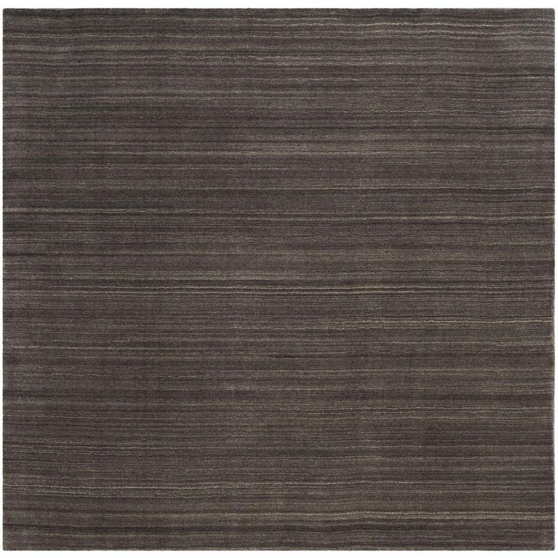 Himalaya HIM820 Handmade Area Rug - 6'x6' - Charcoal - Safavieh
