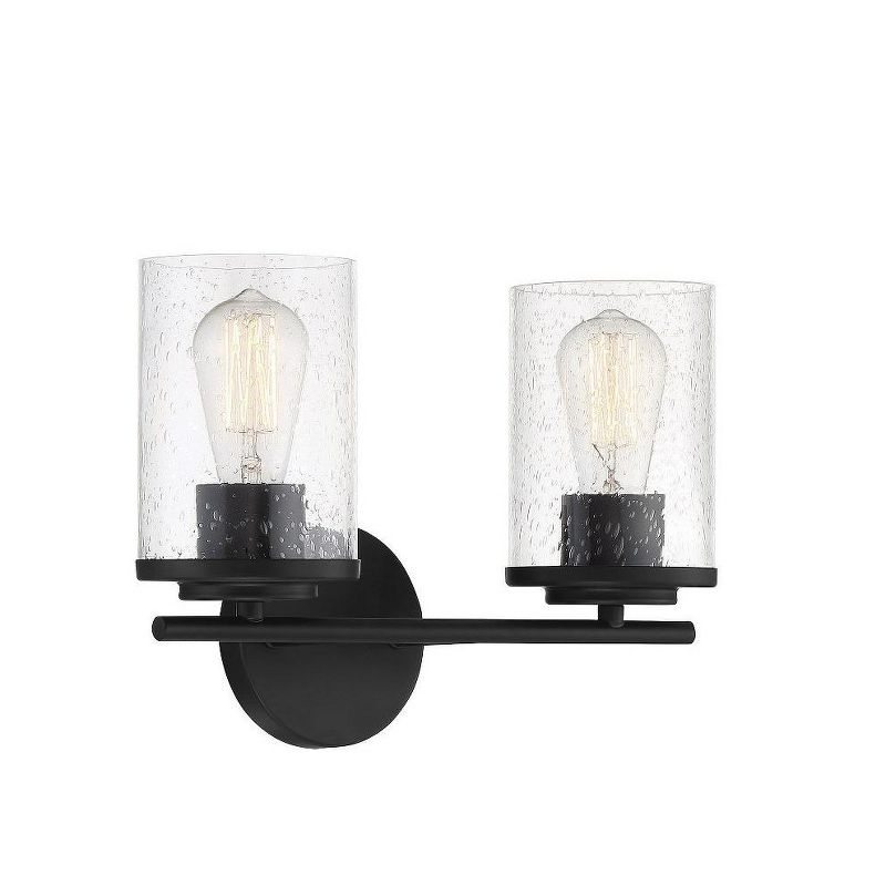 Savoy House Marshall 2 - Light Vanity in  Matte Black