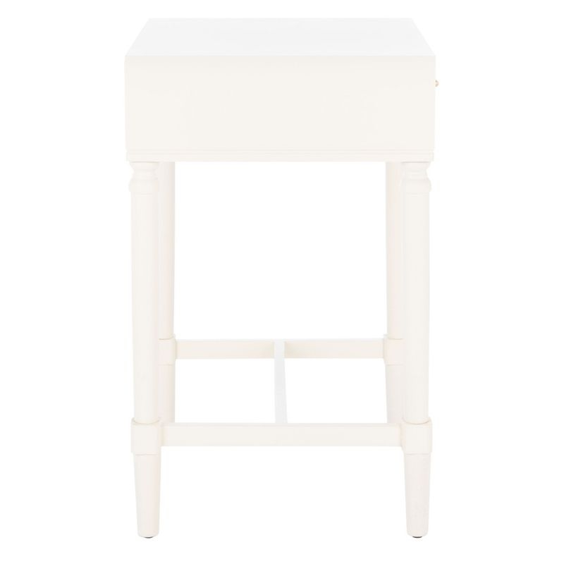 Estella 1 Drawerwith Accent Table - White - Safavieh.