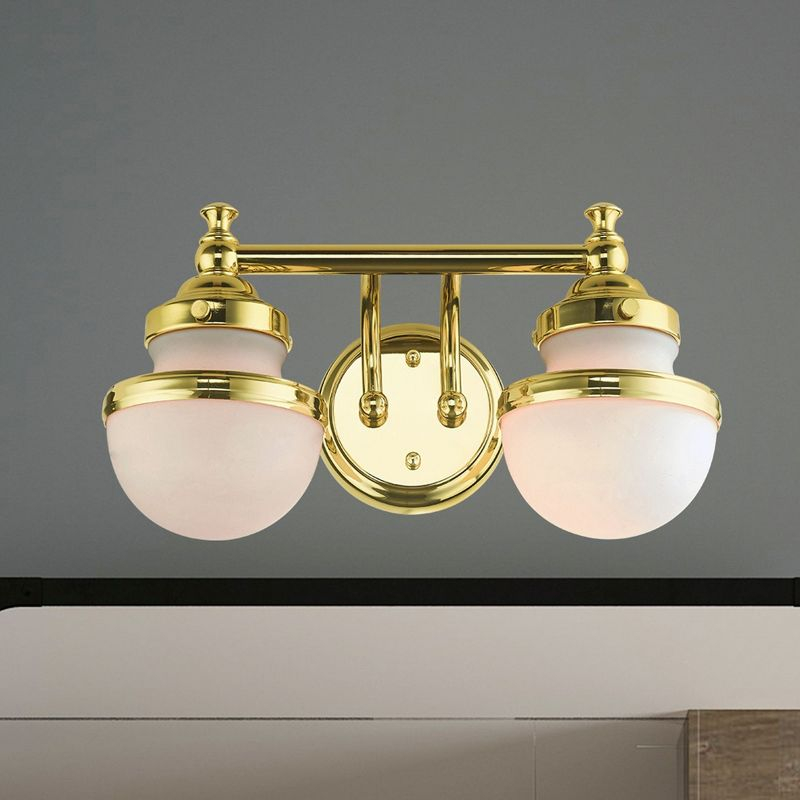 Livex Lighting Oldwick 2 - Light Vanity in  Polished Brass
