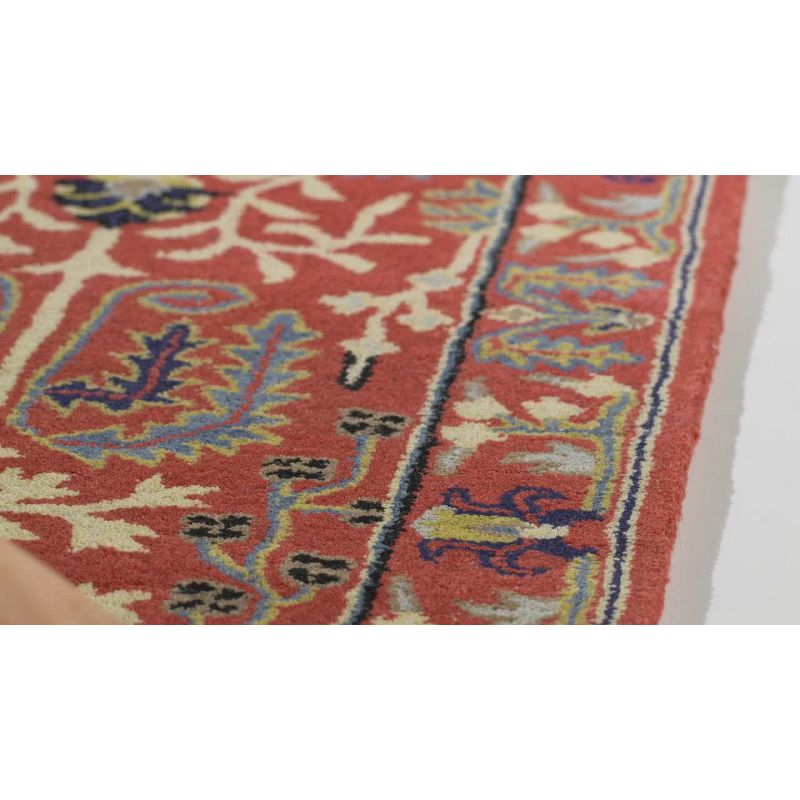 Antiquity AT64 Hand Tufted Accent Rug - Dark Blue/Multi - 2'3"x4' - Safavieh.