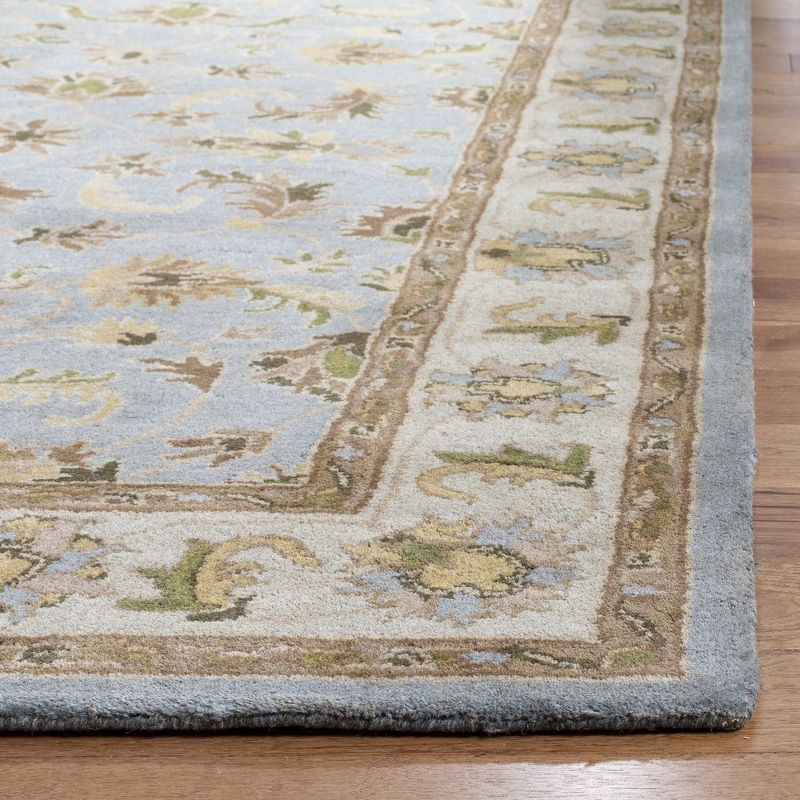 Heritage HG913 Hand Tufted Area Rug - Light Blue/Beige - 8'9"x11'9" - Safavieh.