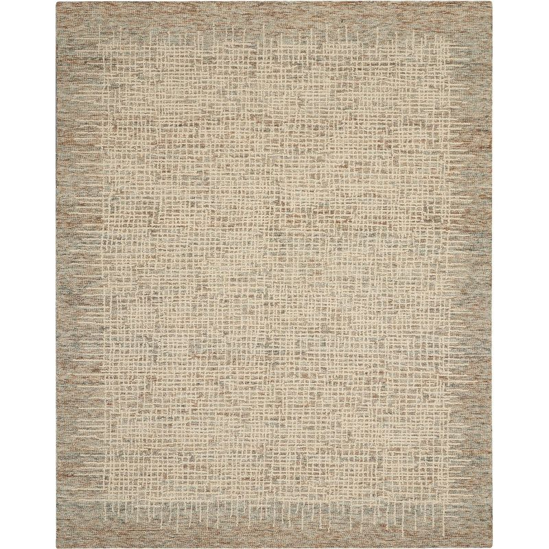 Nourison Vail Rustic Texture Indoor Area Rug Beige/Multi 7'9" x 9'9"