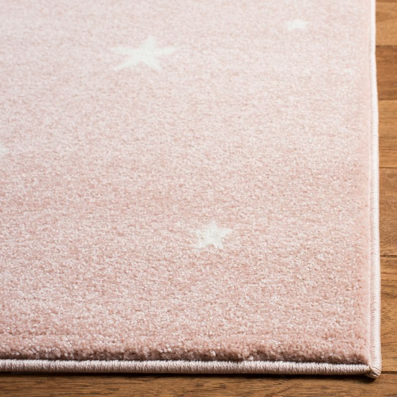 Carousel Kids CRK191 Power Loomed Runner Rug - Pink/Ivory - 2'3"x6' - Safavieh.