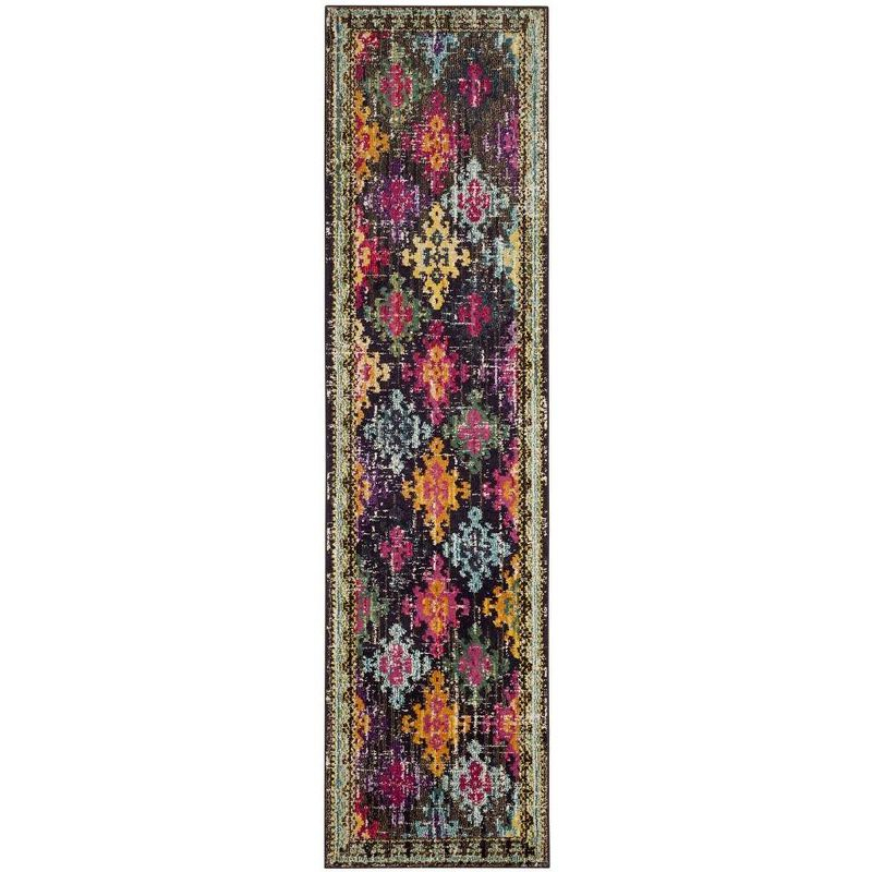Monaco MNC244 Power Loomed Indoor Runner Rug - Multi - 2'2"x8' - Safavieh.
