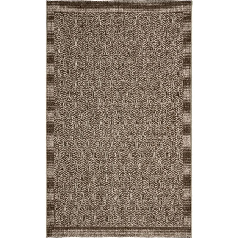 Palm Beach PAB351 Power Loomed Area Rug - Silver - 4'x6' - Safavieh.