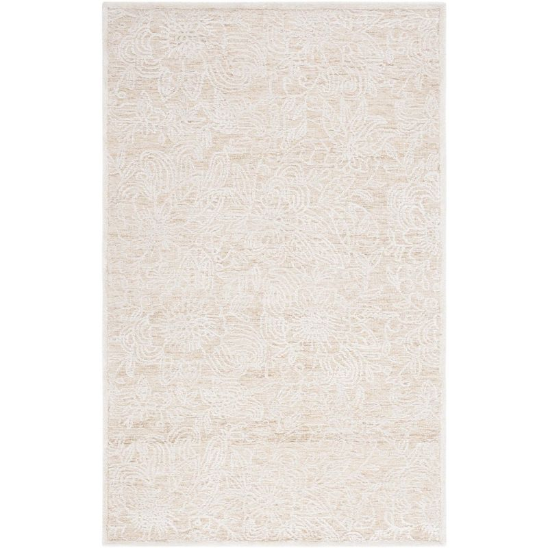 Precious PRE306 Hand Tufted Indoor Accent Rug - 3'x5' - Gold/Ivory - Safavieh