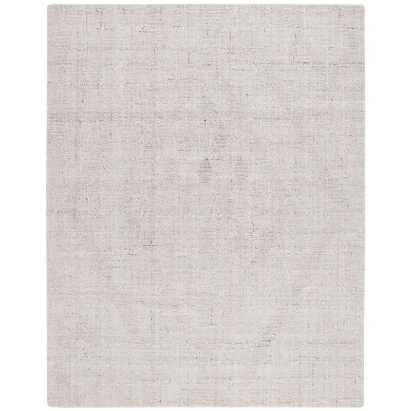 Abstract ABT149 Handmade Tufted Area Rug - Ivory/Grey - 8'-0" x 10'-0" - Safavieh