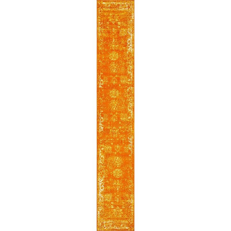 Unique Loom 2' 0 x 13' 0 Sofia Casino Orange Area Rug