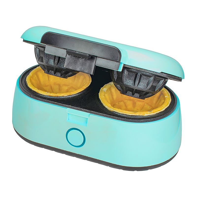 Brentwood 5 Inch Electric Waffle Bowl Maker in Blue