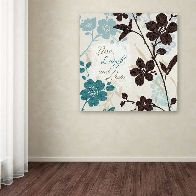 Lisa Audit 'Botanical Touch Quote II' Canvas Art - 24x24