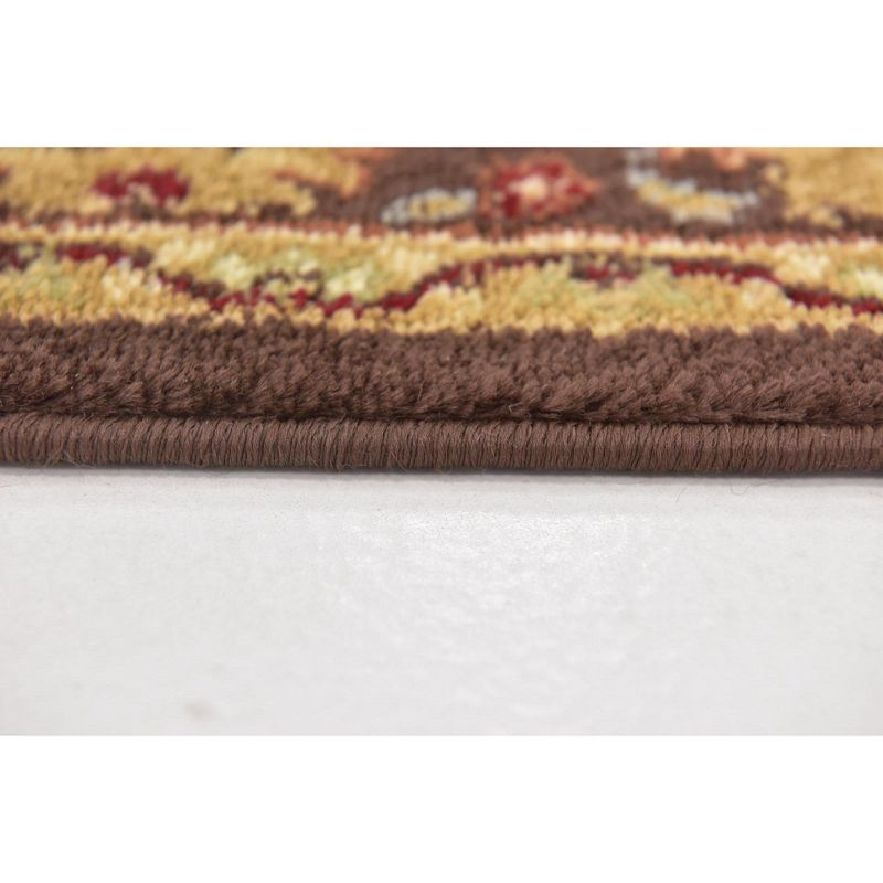 Unique Loom 4' 1 x 4' 1 Square Cream Voyage Springfield Area Rug
