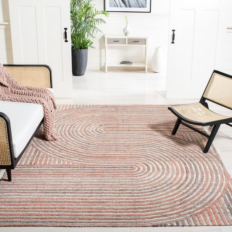 Southampton SHA301 Hand Tufted Indoor Area Rug - Rust - 8'x10' - Safavieh