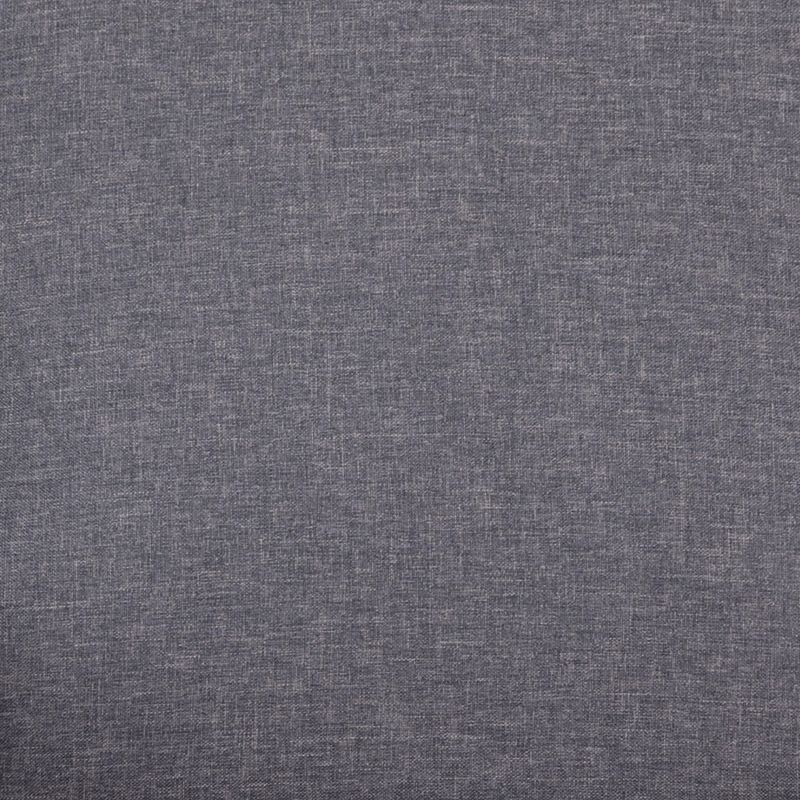 Flash Furniture Langston Commercial Grade Faux Linen Upholstered Mid Century Modern Arm Chair with Walnut Finished Wooden Frame and Arms in Gray