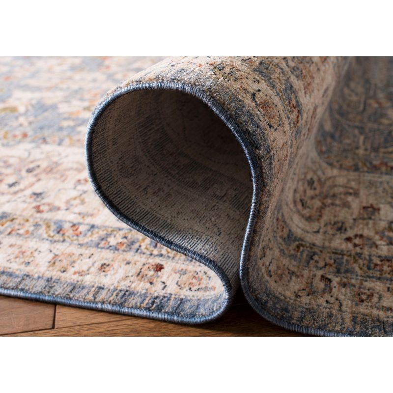 Heirloom HRL704 Power Loomed Runner Rug - Light Blue/Ivory - 2'x8' - Safavieh.