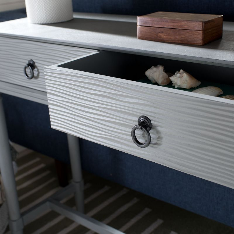 Aliyah 2 Drawer Console Table - CNS5729B - Gray - Safavieh