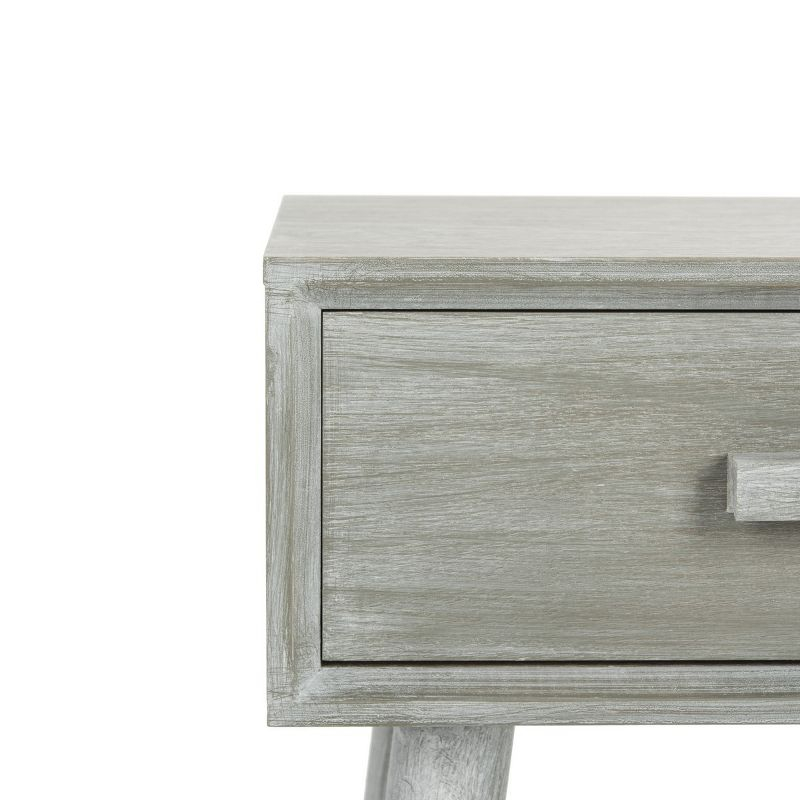 Lyle 1 Drawer Side Table - SlateGrey - Safavieh.