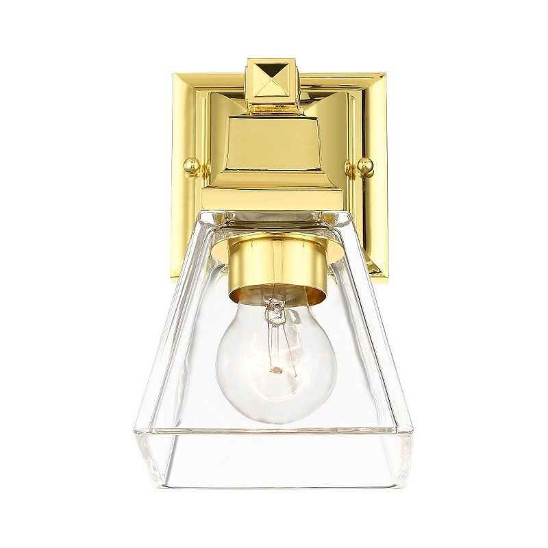 Livex Lighting Mission 1 - Light Sconce in  Polished Brass