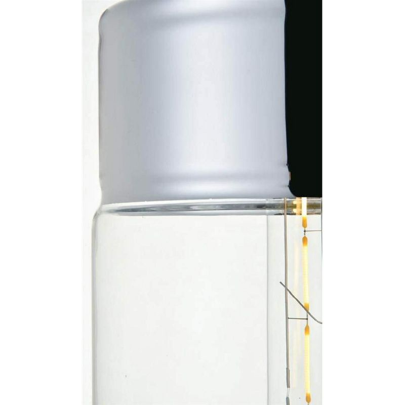 Elegant Lighting Ashwell 1 Light Chrome Pendant With Clear Glass