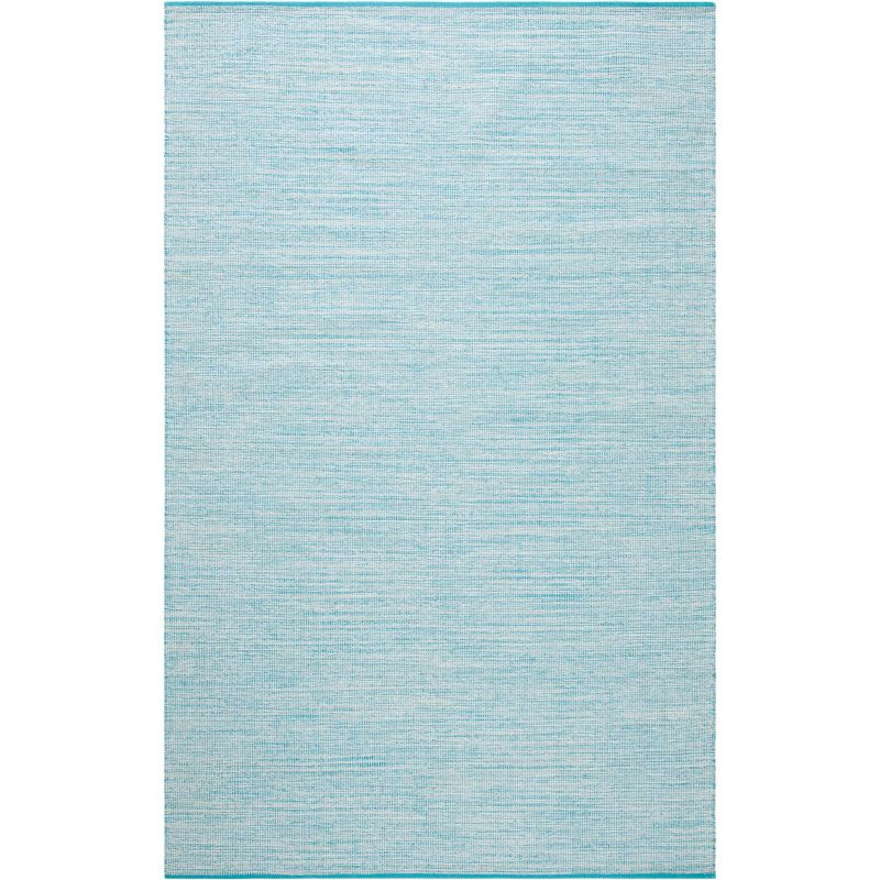 Montauk MTK250 Hand Woven, Flat Weave Indoor Accent Rug - Aqua/Blue - 4'x6' - Safavieh