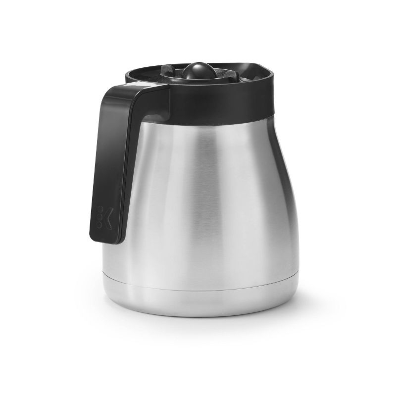 Keurig K-Duo Stainless Carafe: Silver Thermal Coffee Maker Accessory, Replacement Pot, Stainless Steel, 1-Year Warranty