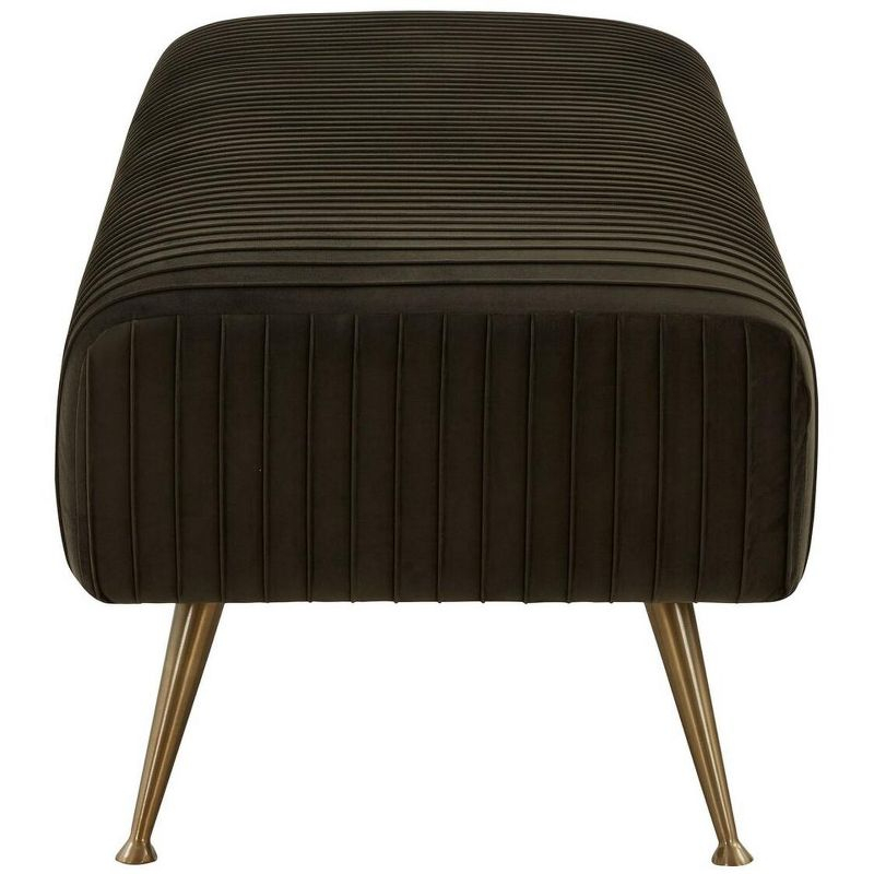 Salome Upholstered Bench - Shale Gray - Safavieh
