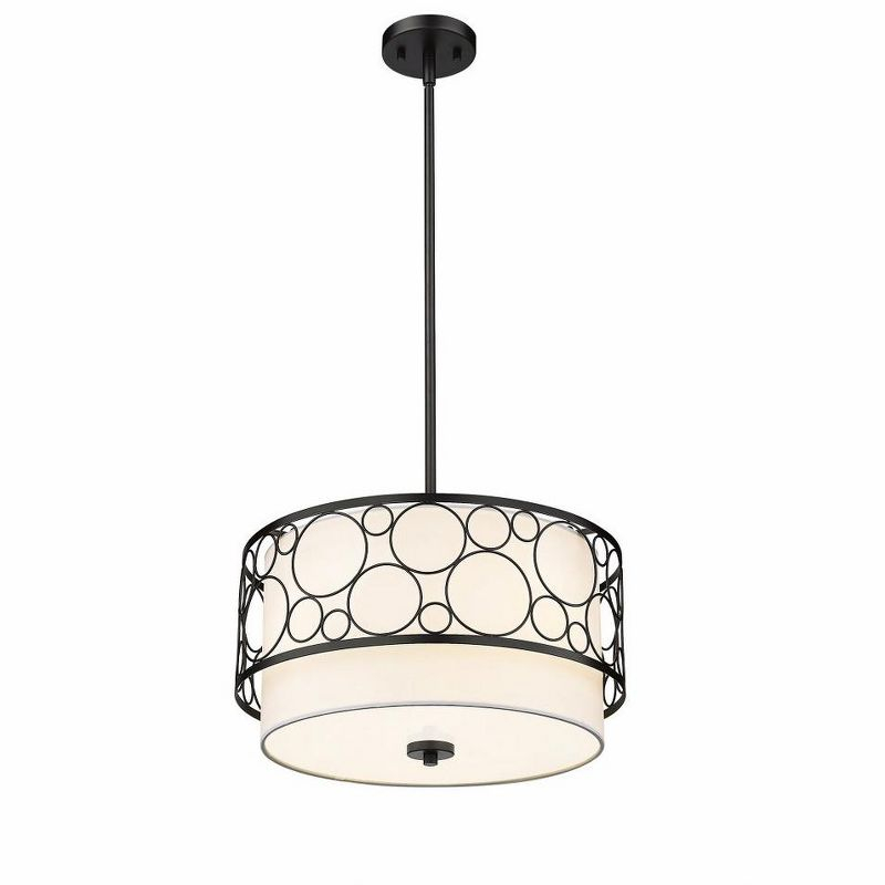 Z-Lite Kendall 3 - Light Pendant in  Matte Black