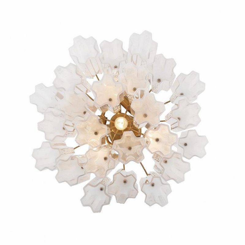 Crystorama Lighting Addis 4 - Light Chandelier in  Aged Brass