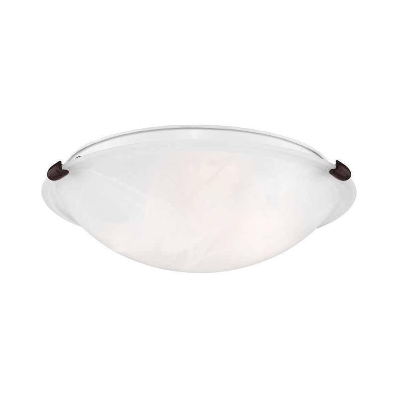 Livex Lighting Oasis 3 - Light Flush Mount in  Bronze