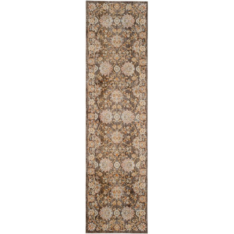 Vintage Persian VTP469 Power Loomed Indoor Runner Rug - Brown/Multi - 2'2"x12' - Safavieh