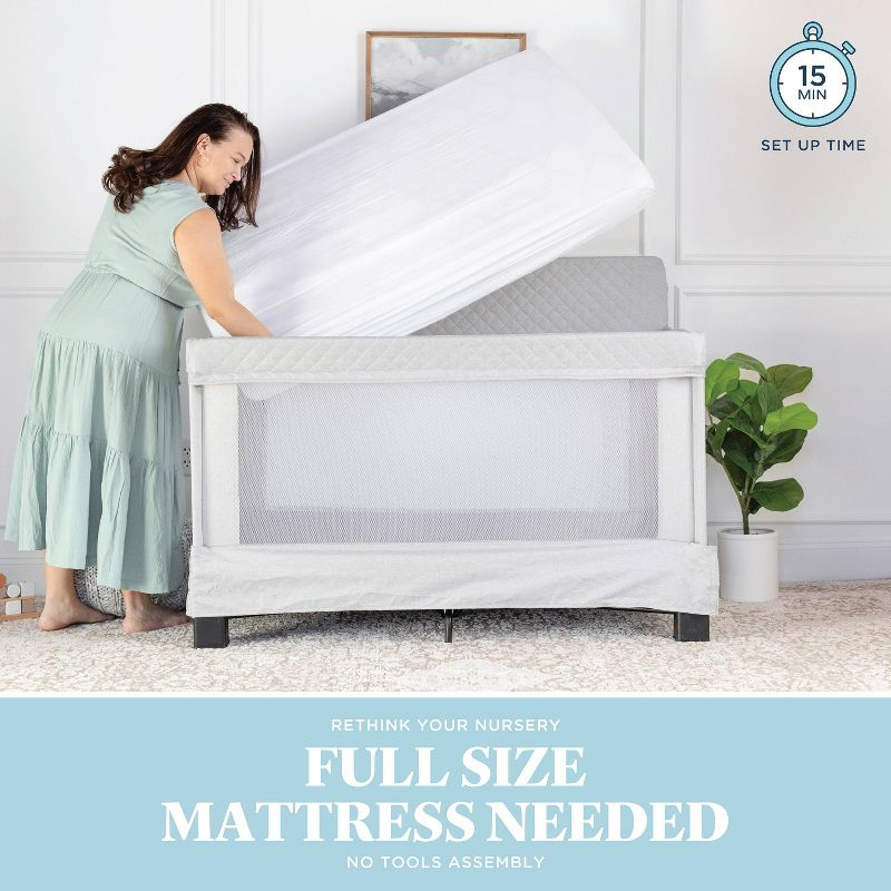 Baby Delight Lunaire Crib - Pebble Gray