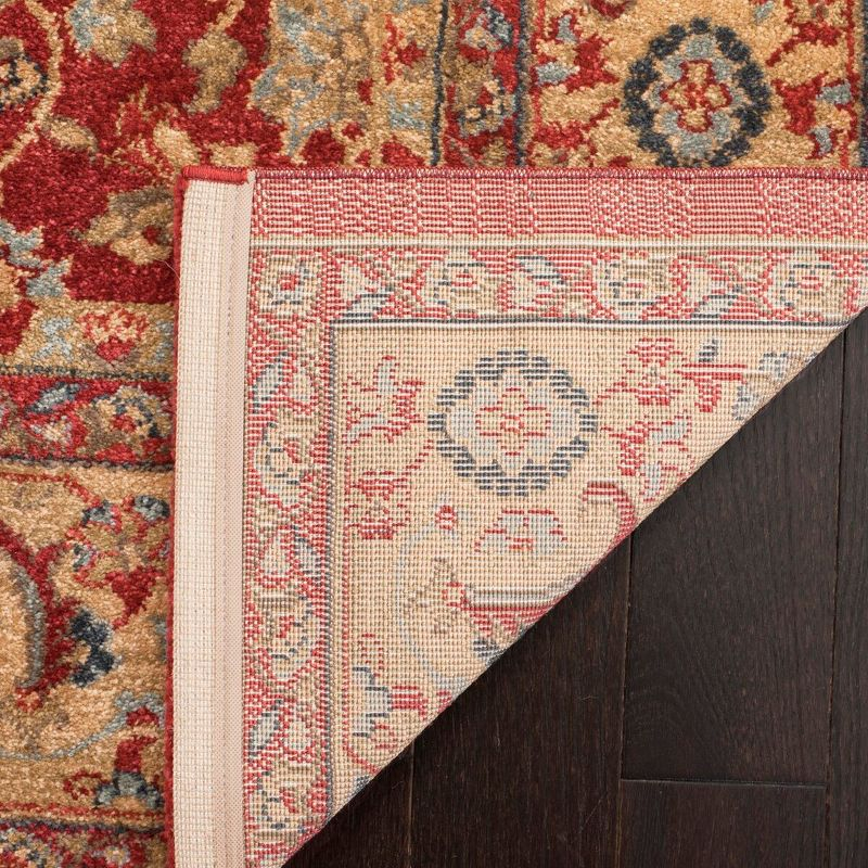Mahal MAH699 Power Loomed Indoor Area Rug - Red/Natural - 8'x11' - Safavieh.