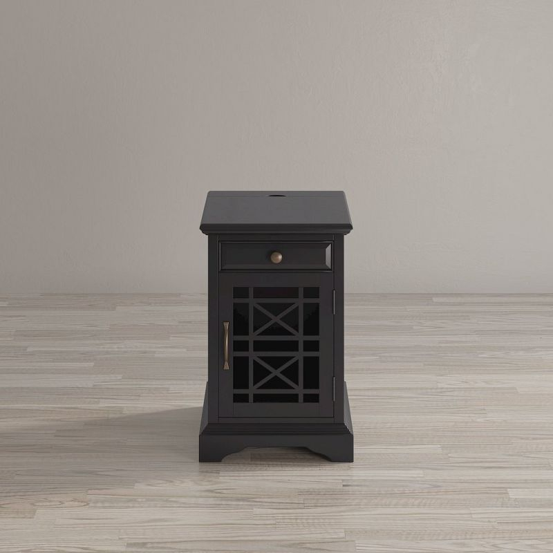 Jofran,Craftsman USB Charging Chairside End Table