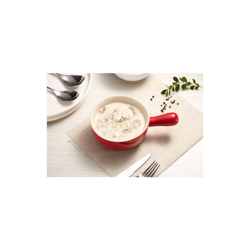 French Onion Soup Crocks, 24 oz, Set of 4, Crimson Ombre
