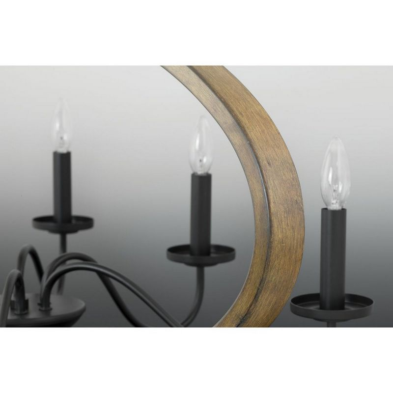 Progress Lighting Fontayne 4-Light Pendant, Antique Bronze, Glass, Rustic Farmhouse, Modern Farmhouse, Urban Industrial